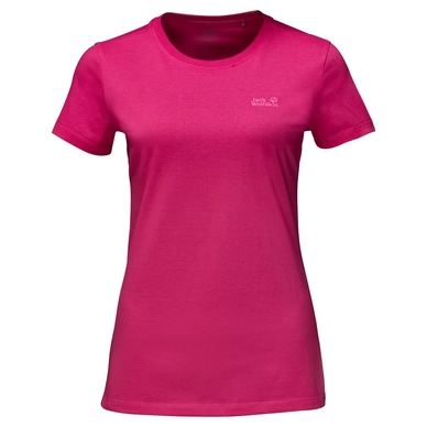T-Shirt Jack Wolfskin Essential T Femme Tropic Pink