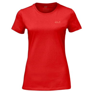 T-Shirt Jack Wolfskin Essential T Femme Fiery Red