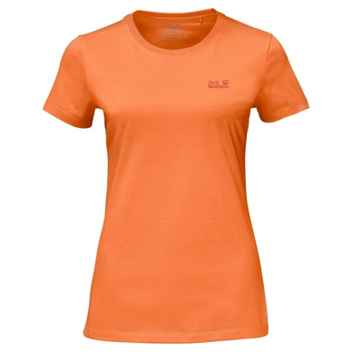 T-Shirt Jack Wolfskin Essential T Femme Papaya