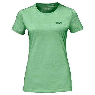T-Shirt Jack Wolfskin Essential T Frühlingsgrün Damen