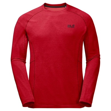 Long Sleeve T-Shirt Jack Wolfskin Men Hydropore Ruby Red