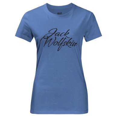 T-Shirt Jack Wolfskin Brand T Opal Blue Damen