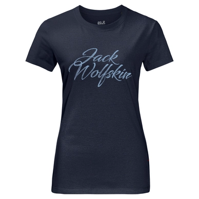 T-Shirt Jack Wolfskin Women Brand Midnight Blue