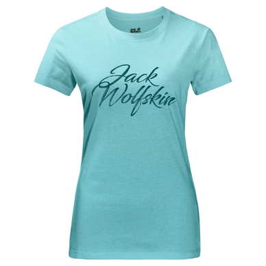 T-Shirt Jack Wolfskin Brand Blau Damen