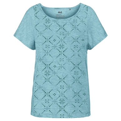 Tee-Shirt Jack Wolfskin Women Moro Maori Aqua