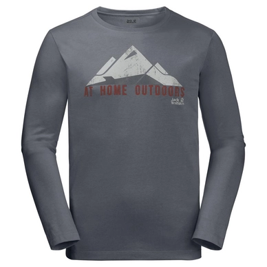 Longsleeve Jack Wolfskin Holmenkollen Longsleeve Pebble Grau