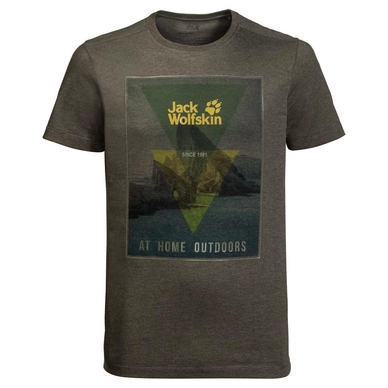 T-Shirt Jack Wolfskin Mountain T Pinewood Herren