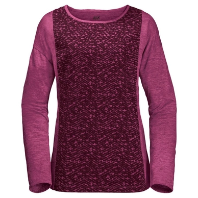 Longsleeve Jack Wolfskin Moro Panel Longsleeve Amethyst Damen