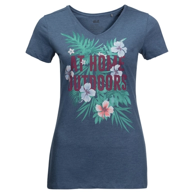 T-Shirt Jack Wolfskin Women At Home Ocean Wave