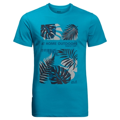 T-Shirt Jack Wolfskin Men Palm Cove Blue Reef
