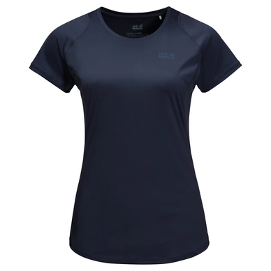 Tee-Shirt Jack Wolfskin Women Sierra Midnight Blue