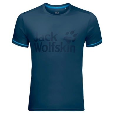 T-Shirt Jack Wolfskin Men Sierra Poseidon Blue