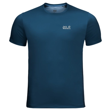 T-Shirt Jack Wolfskin Men Wilderness Poseidon Blue