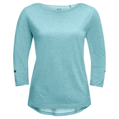 T-Shirt Jack Wolfskin Women Coral Coast 3/4 Aqua