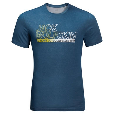 T-Shirt Jack Wolfskin Mens Ocean Poseidon Blue