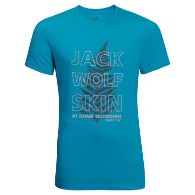 T-Shirt Jack Wolfskin Men Island Hill Blue Reef
