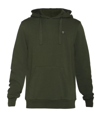 Hoodie KnowledgeCotton Apparel Men Arvid Basic Hood Badge Sweat Forrest Night '24