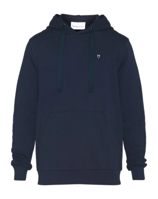 Hoodie KnowledgeCotton Apparel Men Arvid Basic Hood Badge Sweat Total Eclipse '24