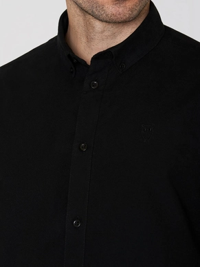 5---Harald_Small_owl_oxford_regular_fit_shirt_-_GOTS_Vegan-Shirts-1090102-1300_Black_Jet-4_1350x1800