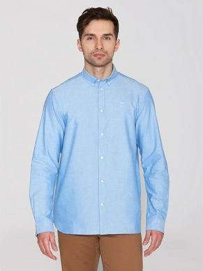 2---Harald_Small_owl_oxford_regular_fit_shirt_-_GOTS_Vegan-Shirts-1090102-1235_Lapis_Blue-1_1350x1800