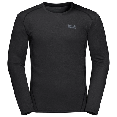 Shirt Jack Wolfskin Men Sky Range Longsleeve Black