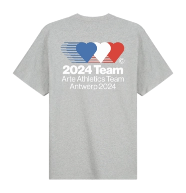 T-Shirt Arte Antwerp Homme Teo Back Team Grey