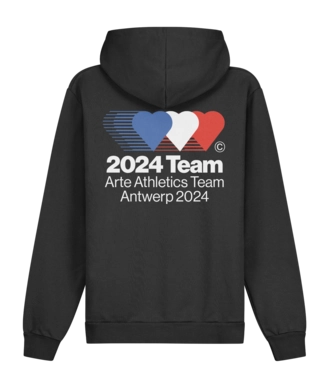 Pull à Capuche Arte Antwerp Homme Hank Back Team Black