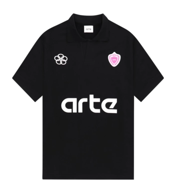 Knit Shirt Arte Antwerp Men Simon Knit Black