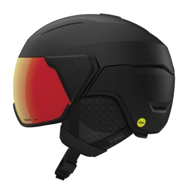 Skihelm Giro Orbit Spherical Unisex Matte Black Vivid Ember