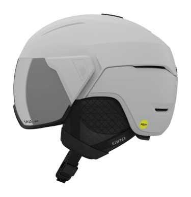 Skihelm Giro Orbit Spherical Unisex Matte Light Gray Vivid Onyx