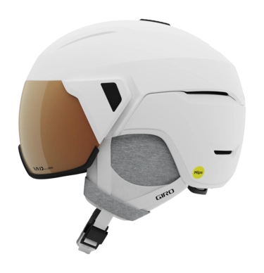 Ski Helmet Giro Women Aria Spherical Matte White Vivid Copper