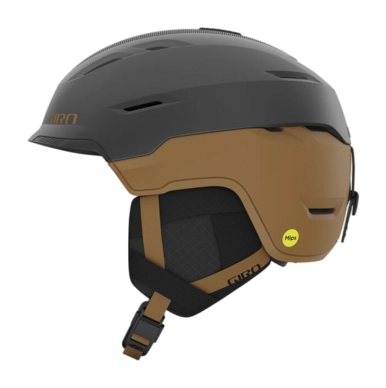 Skihelm Giro Tor Spherical Metallic Coal Tan