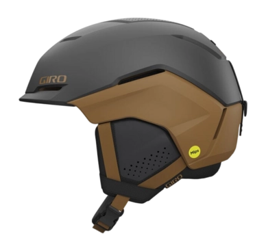 Skihelm Giro Tenet Mips Metallic Coal Tan