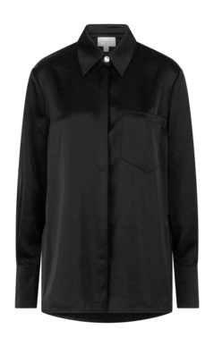 Shirt Dante6 Women D6Louda Satin Long Raven