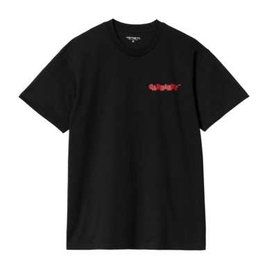 T-Shirt Carhartt WIP Unisexe S/S Fast Food T-Shirt Black / Red