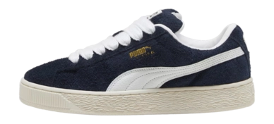 PUMA Men Suede XL Hairy Club Navy-Frosted Ivory