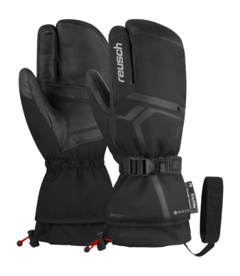 Fausthandschuhe Reusch Down Spirit GTX Lobster Herren Black / Silver