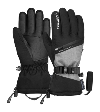Handschoen Reusch Women Demi R-TEX XT Black / Grey Melange