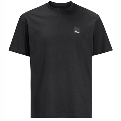 T-Shirt Jack Wolfskin Unisex Eschenheimer T Granite Black