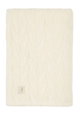 Draps pour Lit d'Enfant Jollein Couverture Spring Knit Ivory/Coral Fleece