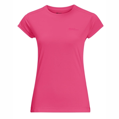 T-shirt Jack Wolfskin Femme Prelight S/S Cameopink