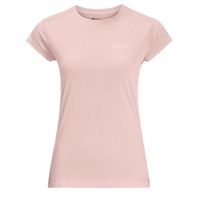 T-shirt Jack Wolfskin Femme Prelight S/S Rose Smoke