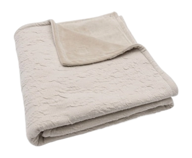 Draps pour Lit d'Enfant Jollein Couverture Soft Waves Nougat/Velvet