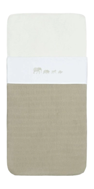 Draps pour Lit d'Enfant Jollein Laken Animals Olive Green