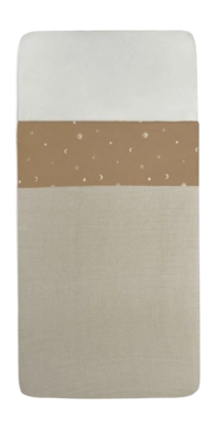 Draps pour Lit d'Enfant Jollein Stargaze Biscuit