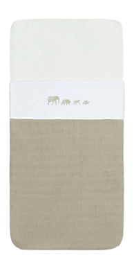Wieglaken Jollein Laken Wieg Animals Olive Green