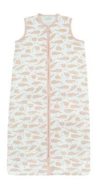 Babyschlafsack Jollein Sommer Hydrofiel Wale Blassrosa