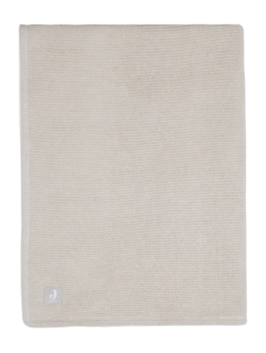 Babydeken Jollein Deken Wieg Basic Knit Nougat/Fleece