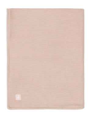 Babydeken Jollein Deken Wieg Basic Knit Wild Rose/Fleece