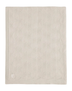 Couverture pour Bébé Jollein Deken Wieg Shell Knit Nougat GOTS